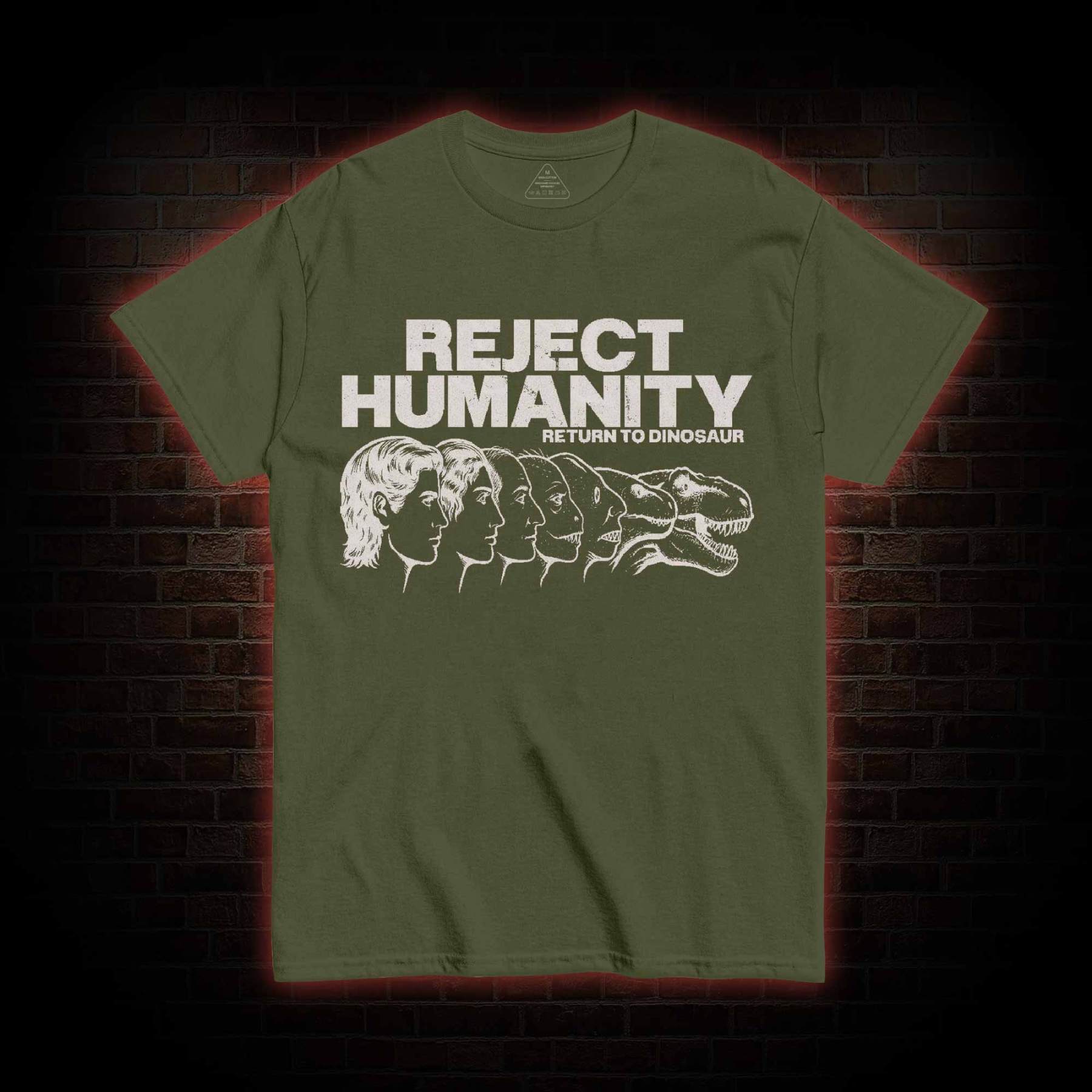 Humanity Return to Dinosaur T-shirt