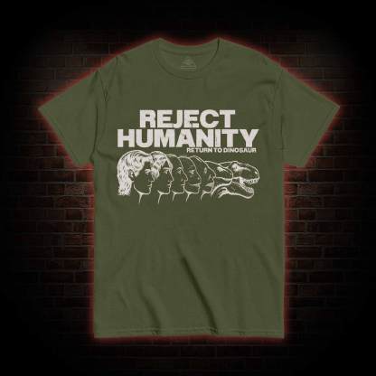 Humanity Return to Dinosaur T-shirt