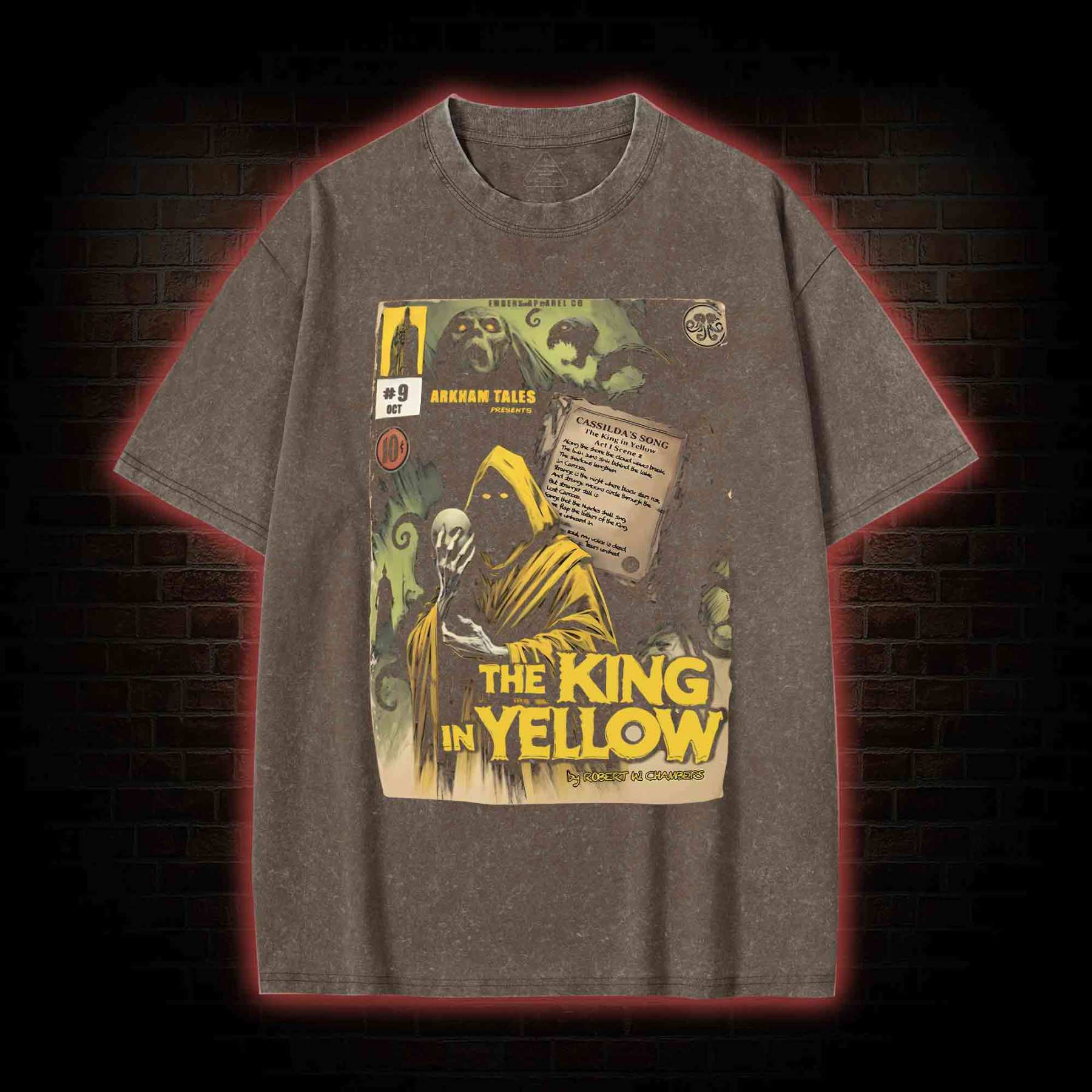 The King In Yellow Washed T-shirt
