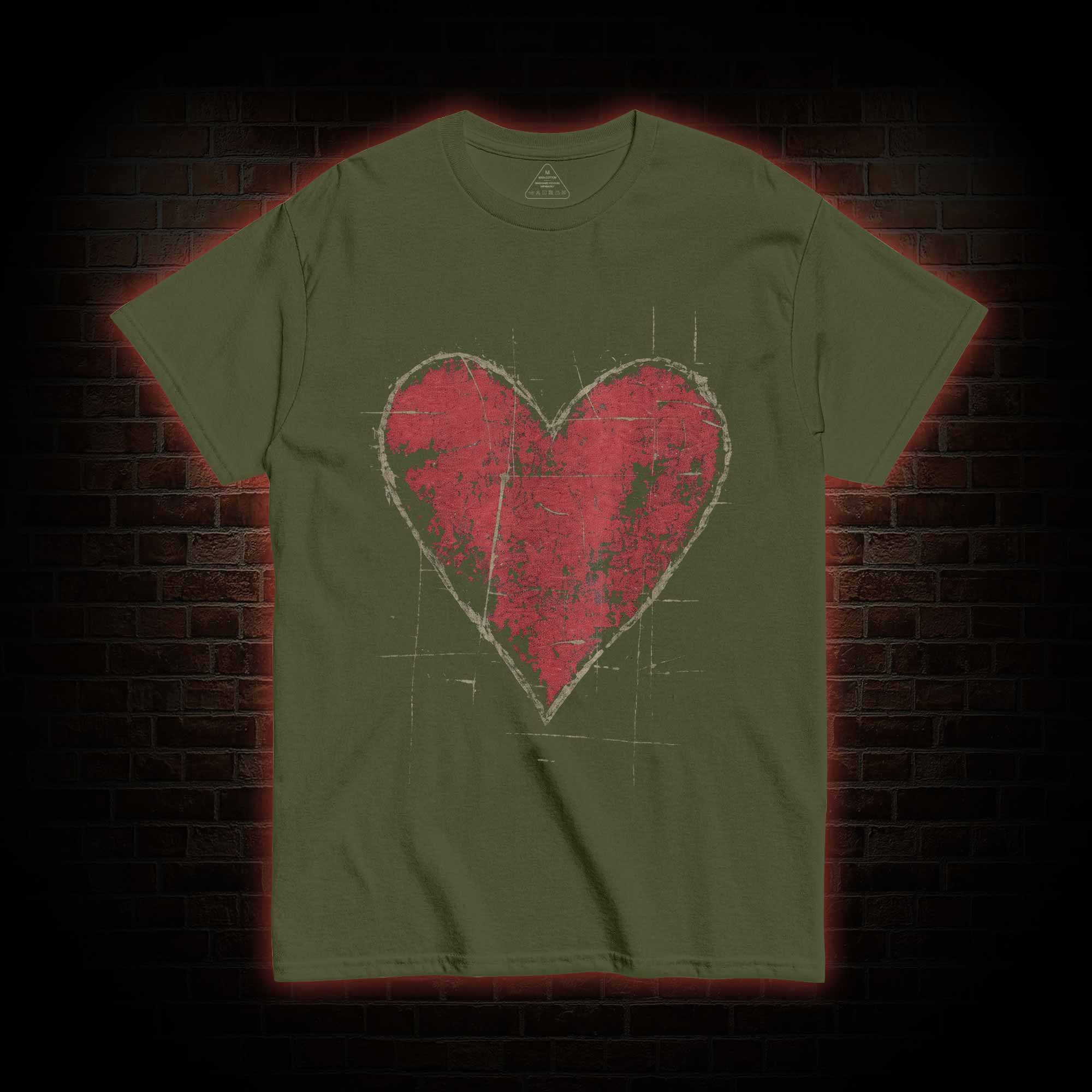Distressed Heart T-shirt