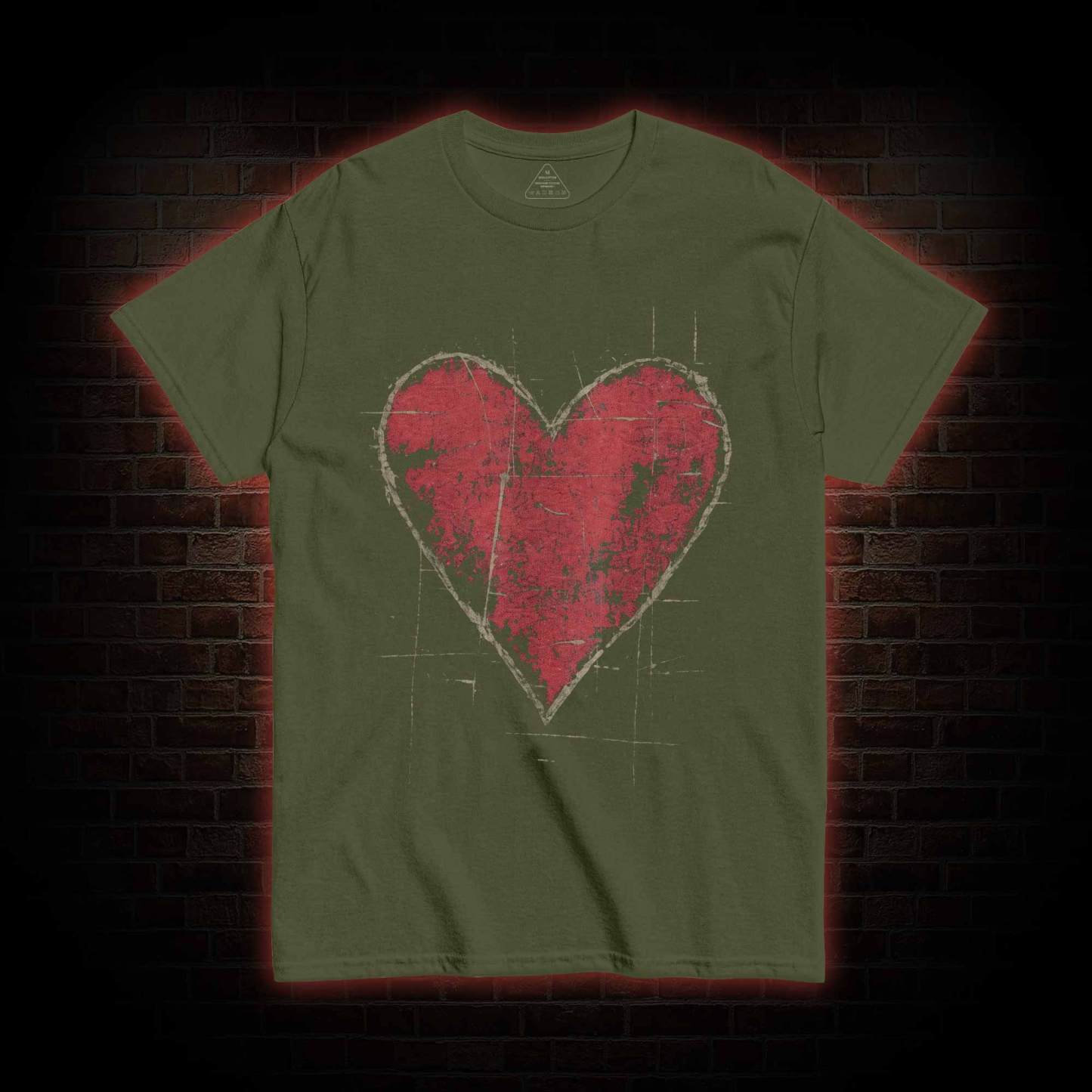 Distressed Heart T-shirt