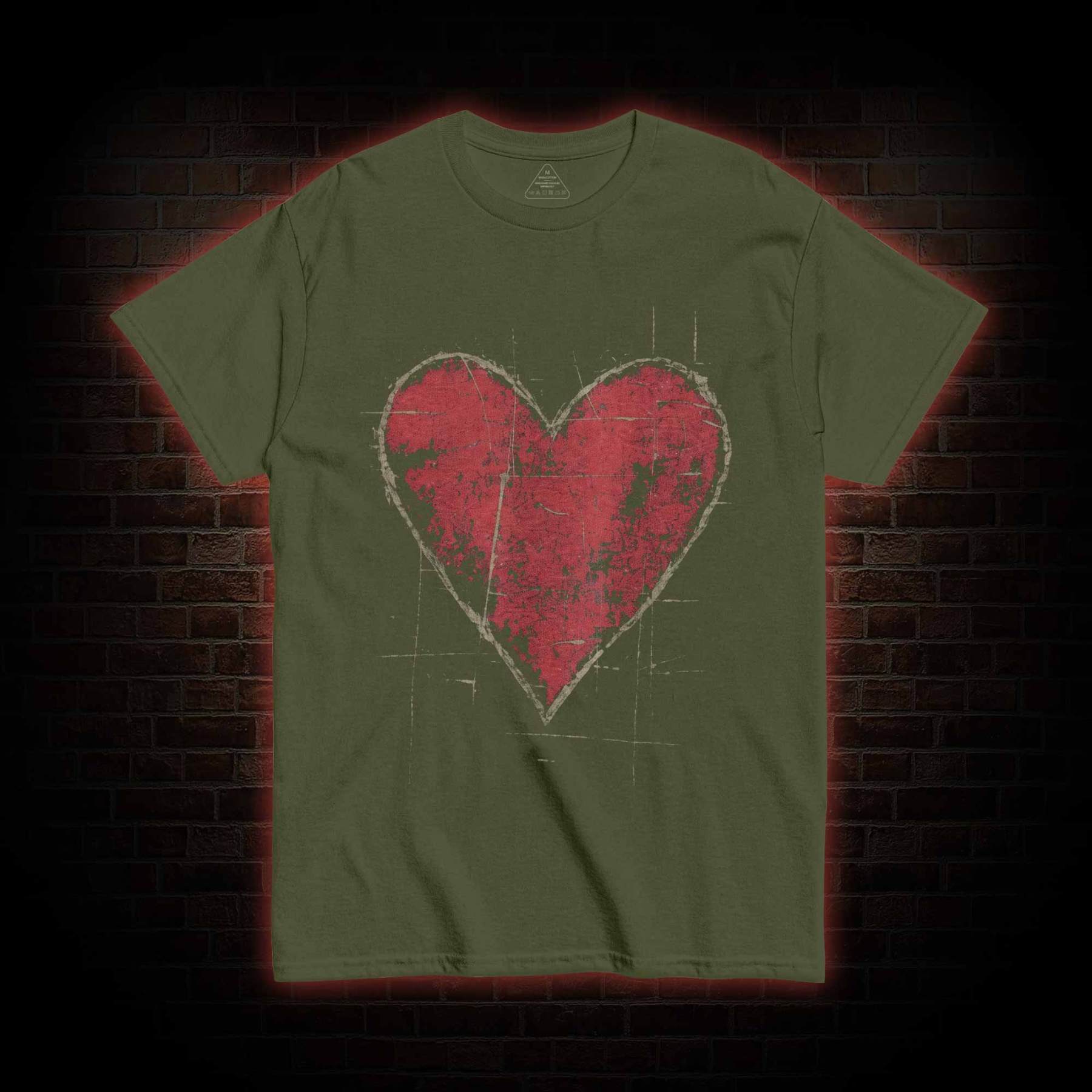 Distressed Heart T-shirt