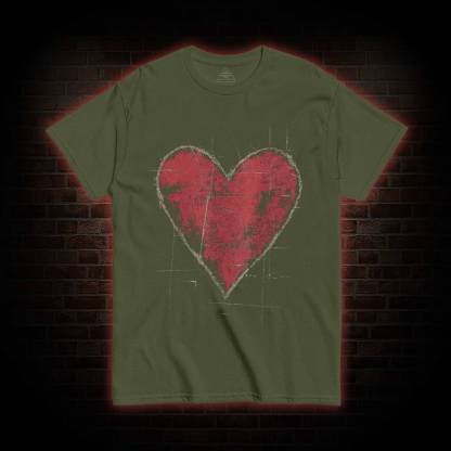 Distressed Heart T-shirt