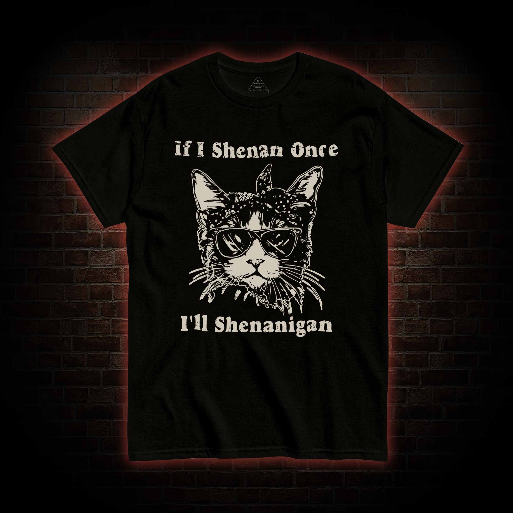 If I Shenan Once I'll Shenanigan T-shirt