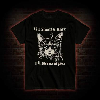 If I Shenan Once I'll Shenanigan T-shirt