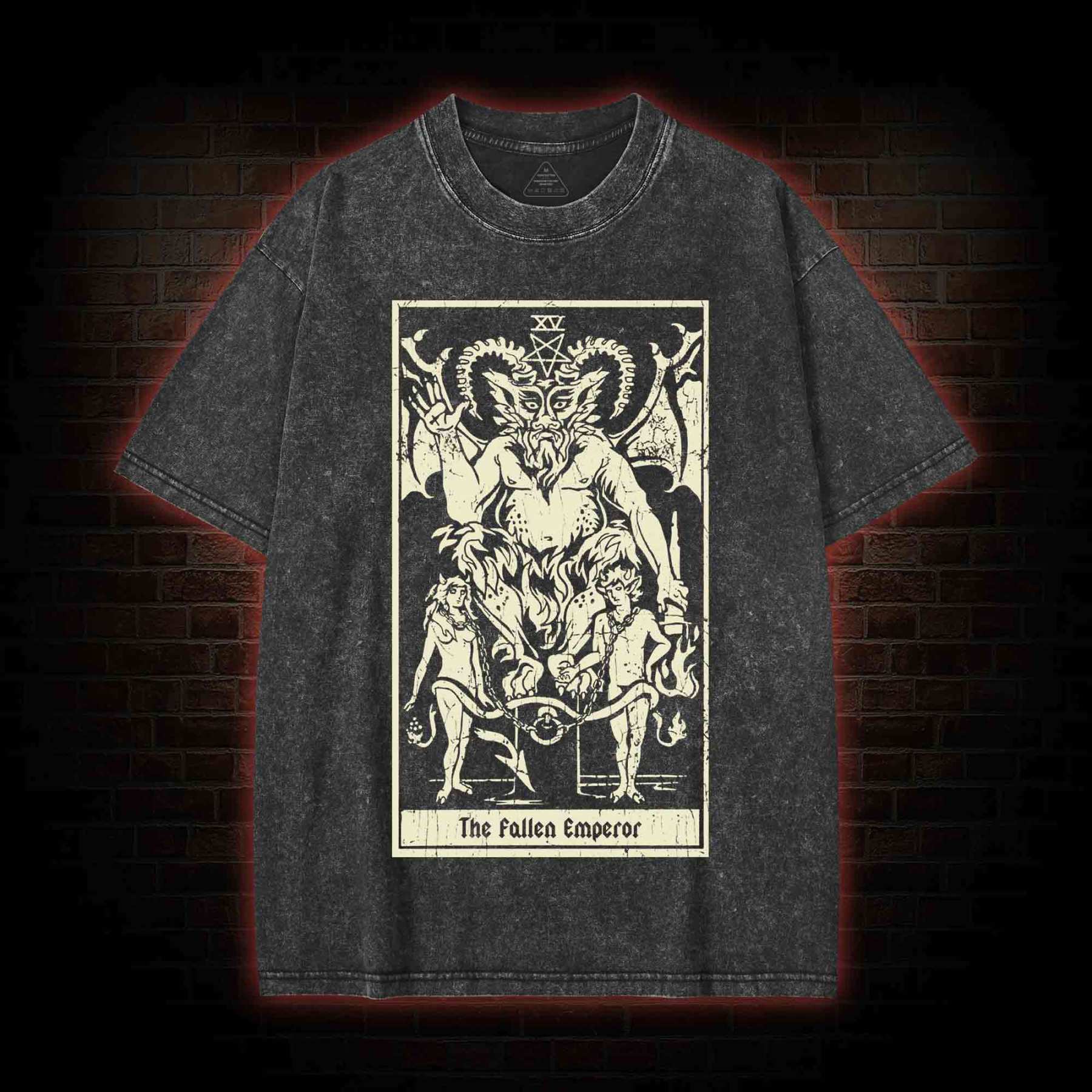 The Fallen Emperor Washed T-shirt