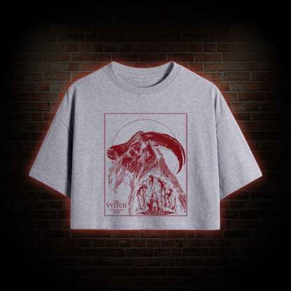 The Witch Inspired Black Phillip Crop Top