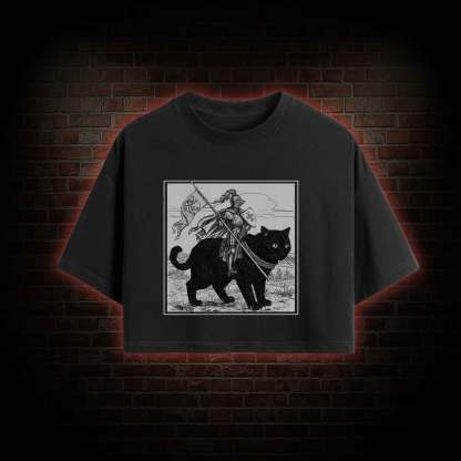 Medieval Knight Crop Top