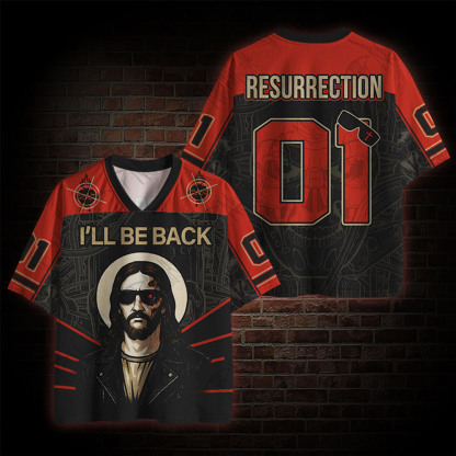 I Will be Back Mesh Jersey