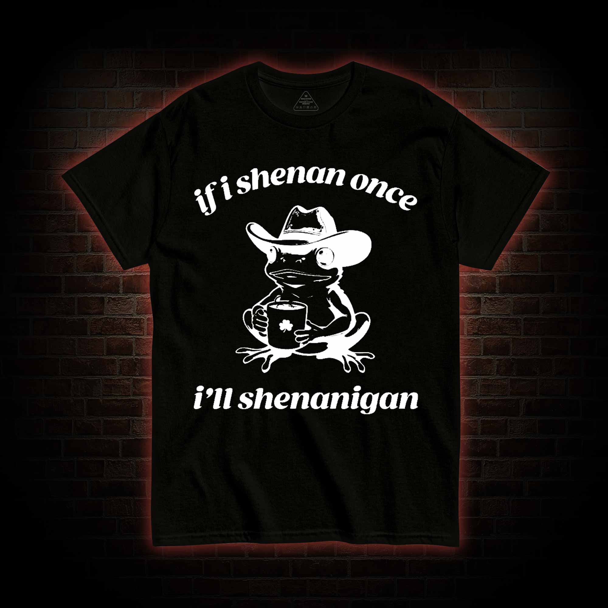 If I Shenan Once I'll Shenanigan T-shirt
