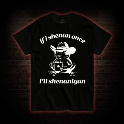 If I Shenan Once I'll Shenanigan T-shirt