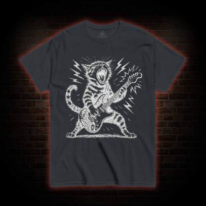 Rock and Roll Cat T-shirt
