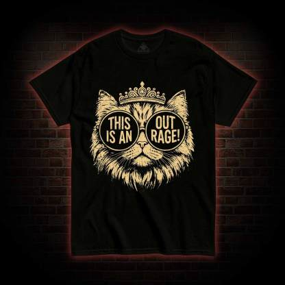 This is an Outrage T-shirt