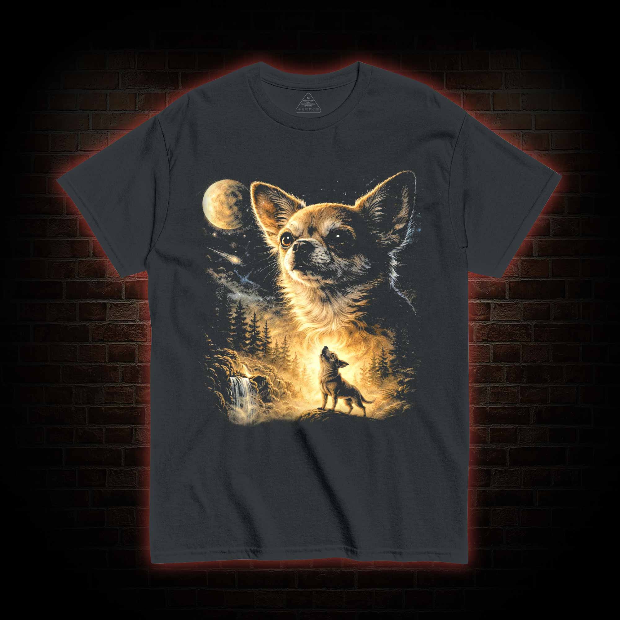 Chihuahua Howling to the Moon T-shirt