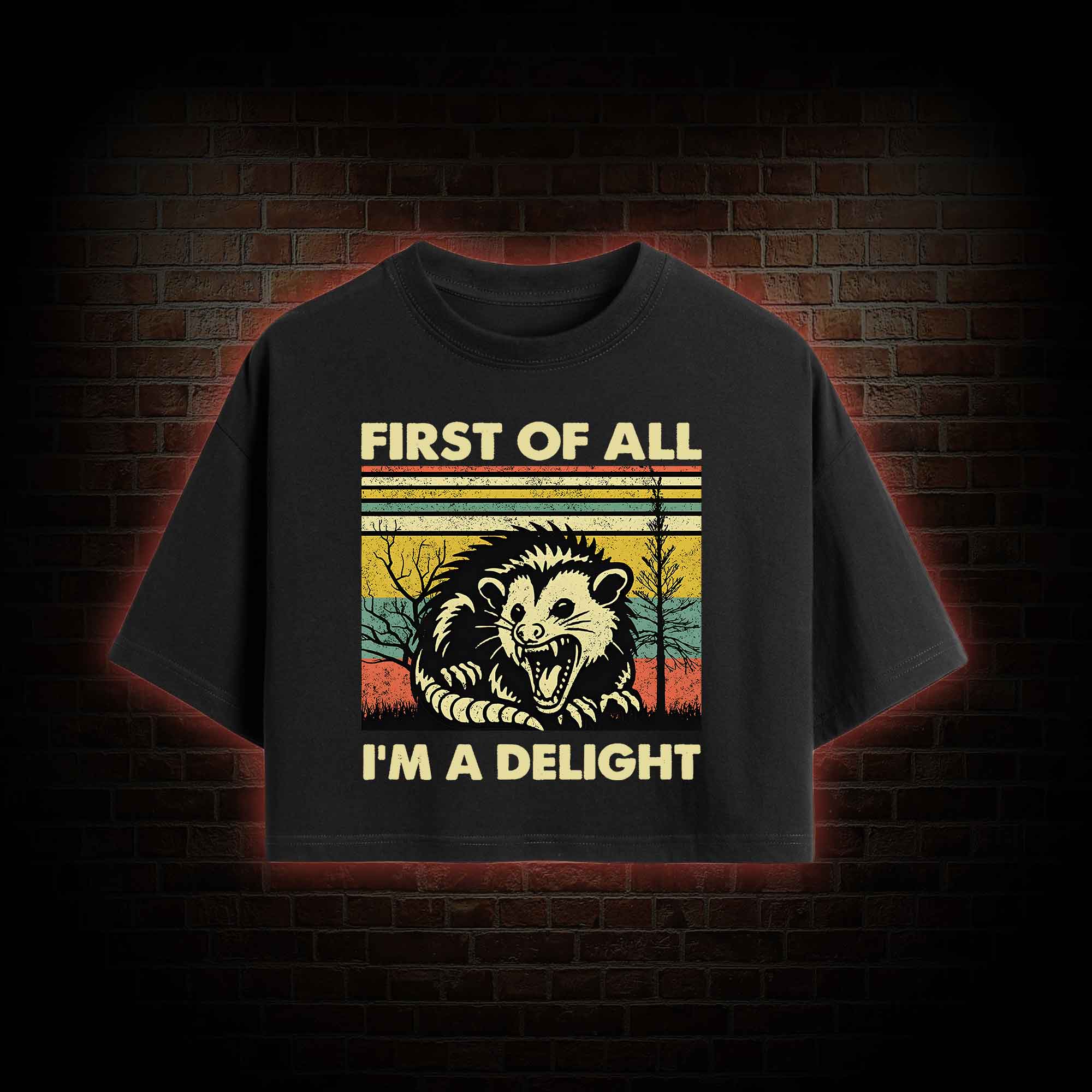 I'm A Delight Crop Top