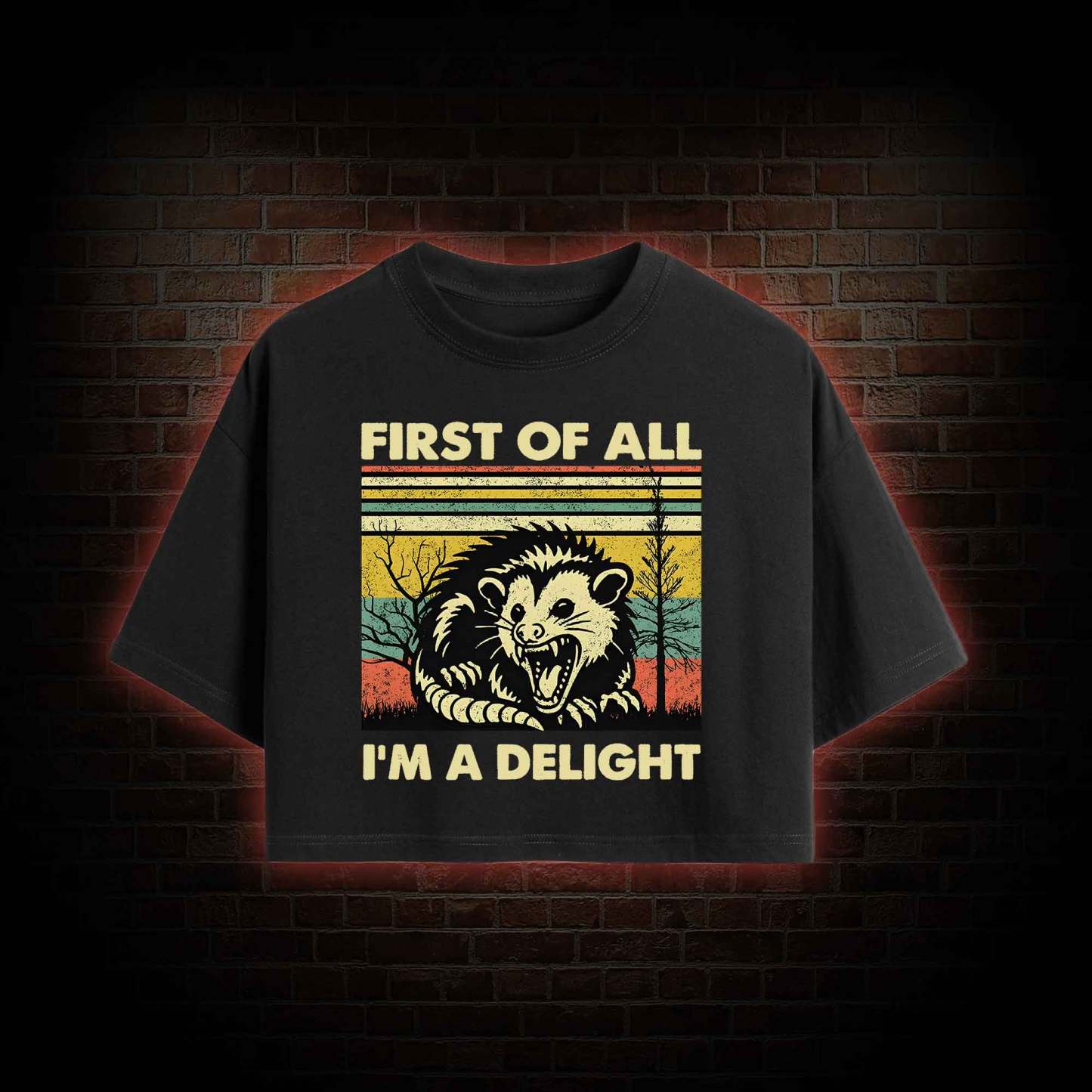 I'm A Delight Crop Top