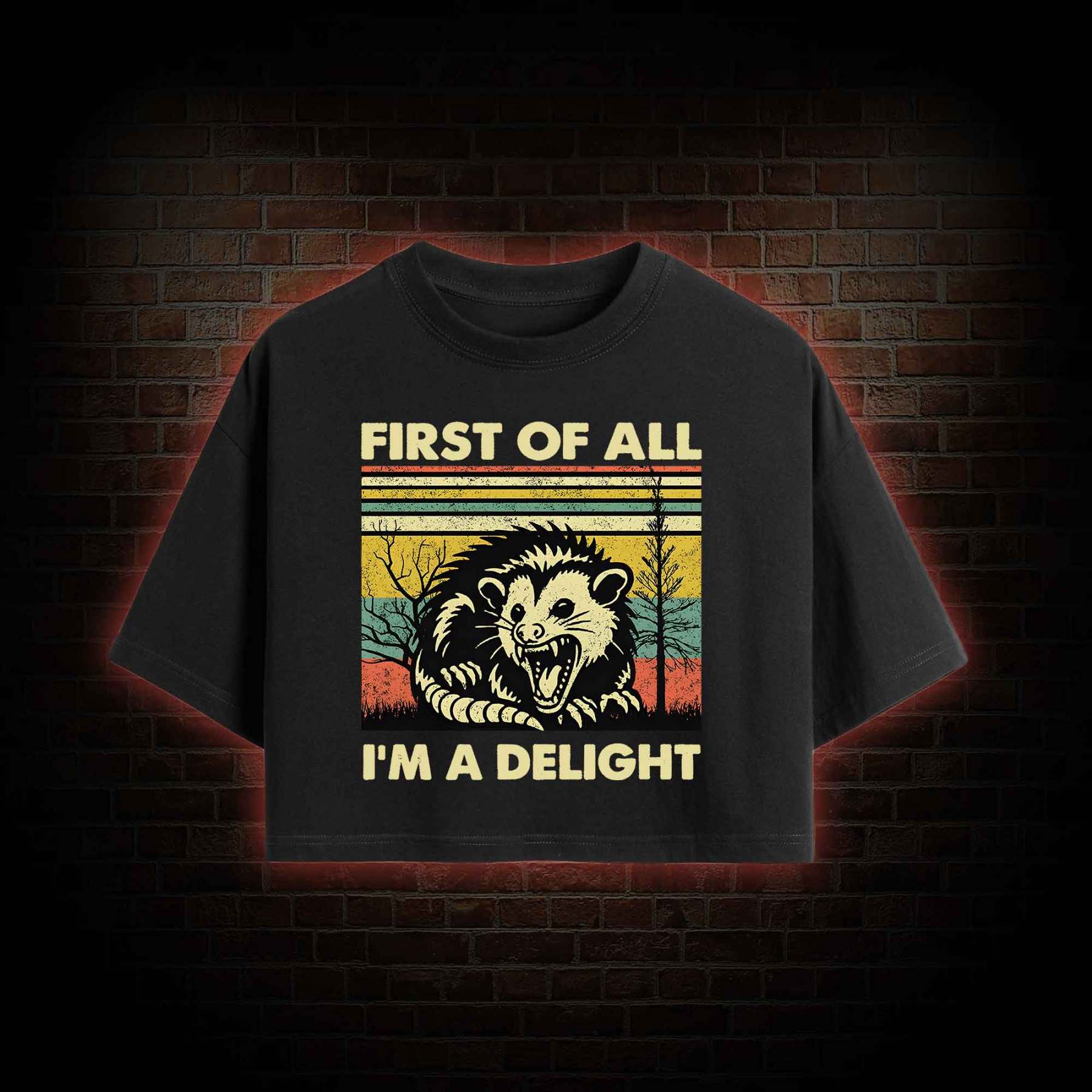 I'm A Delight Crop Top