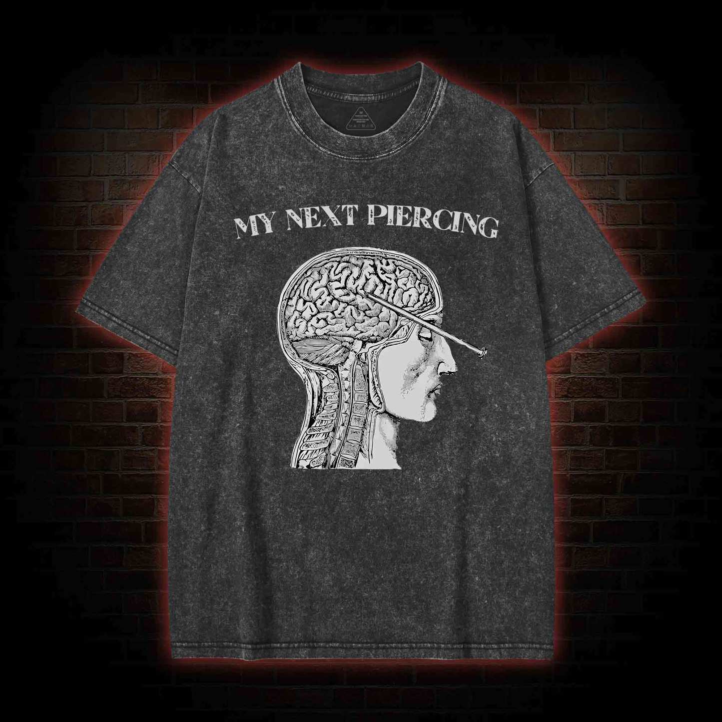 My Next Piercing Washed T-shirt