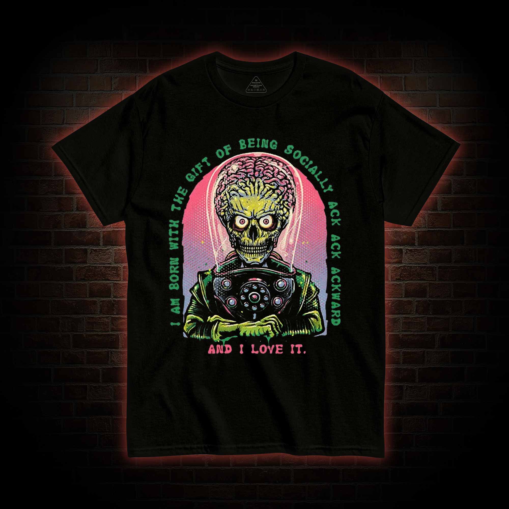 Socially Ack Ack Ackward T-shirt