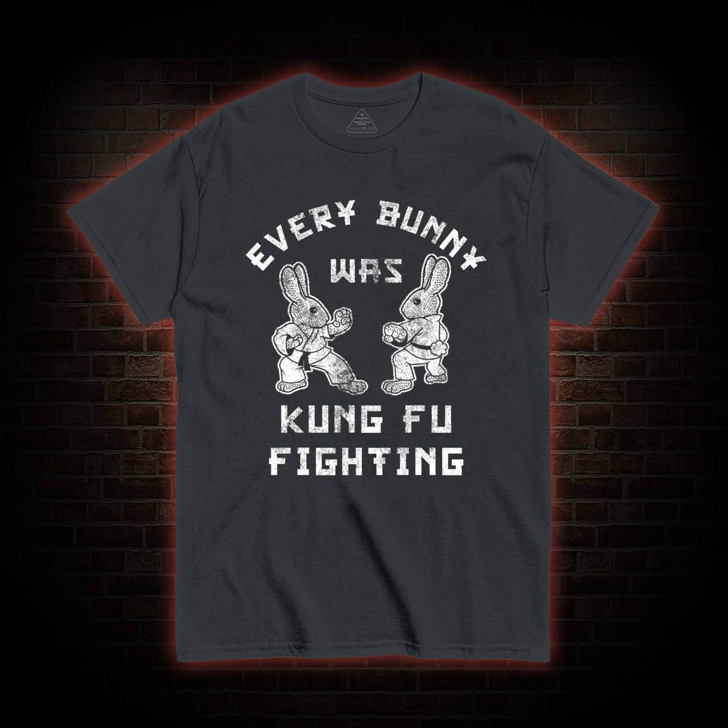 Kung Fu Fighting Bunny T-shirt