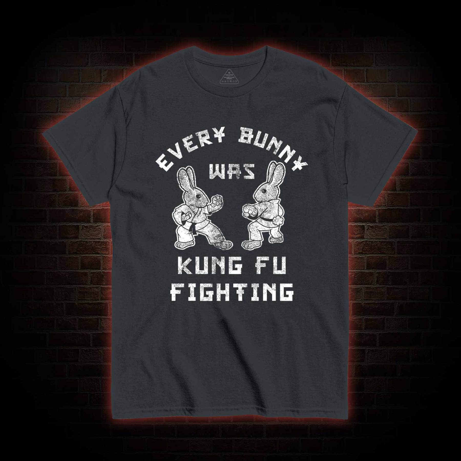 Kung Fu Fighting Bunny T-shirt