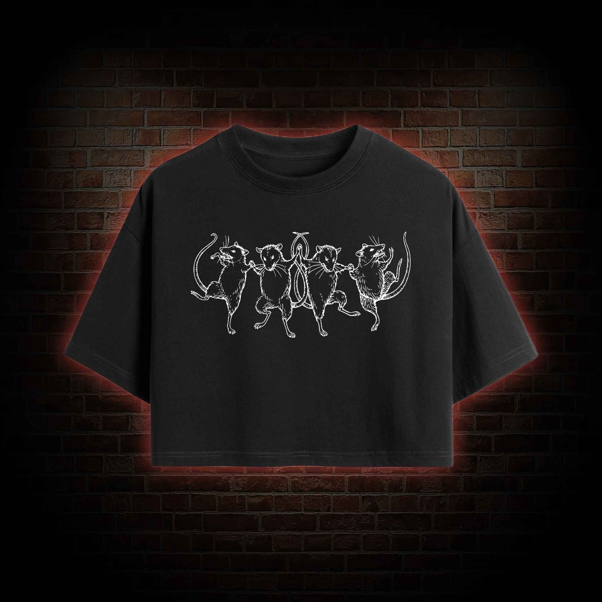Dancing Rats Crop Top