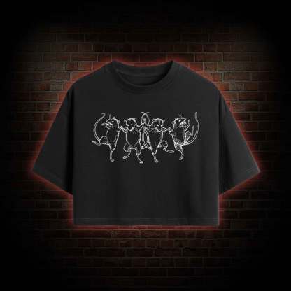 Dancing Rats Crop Top