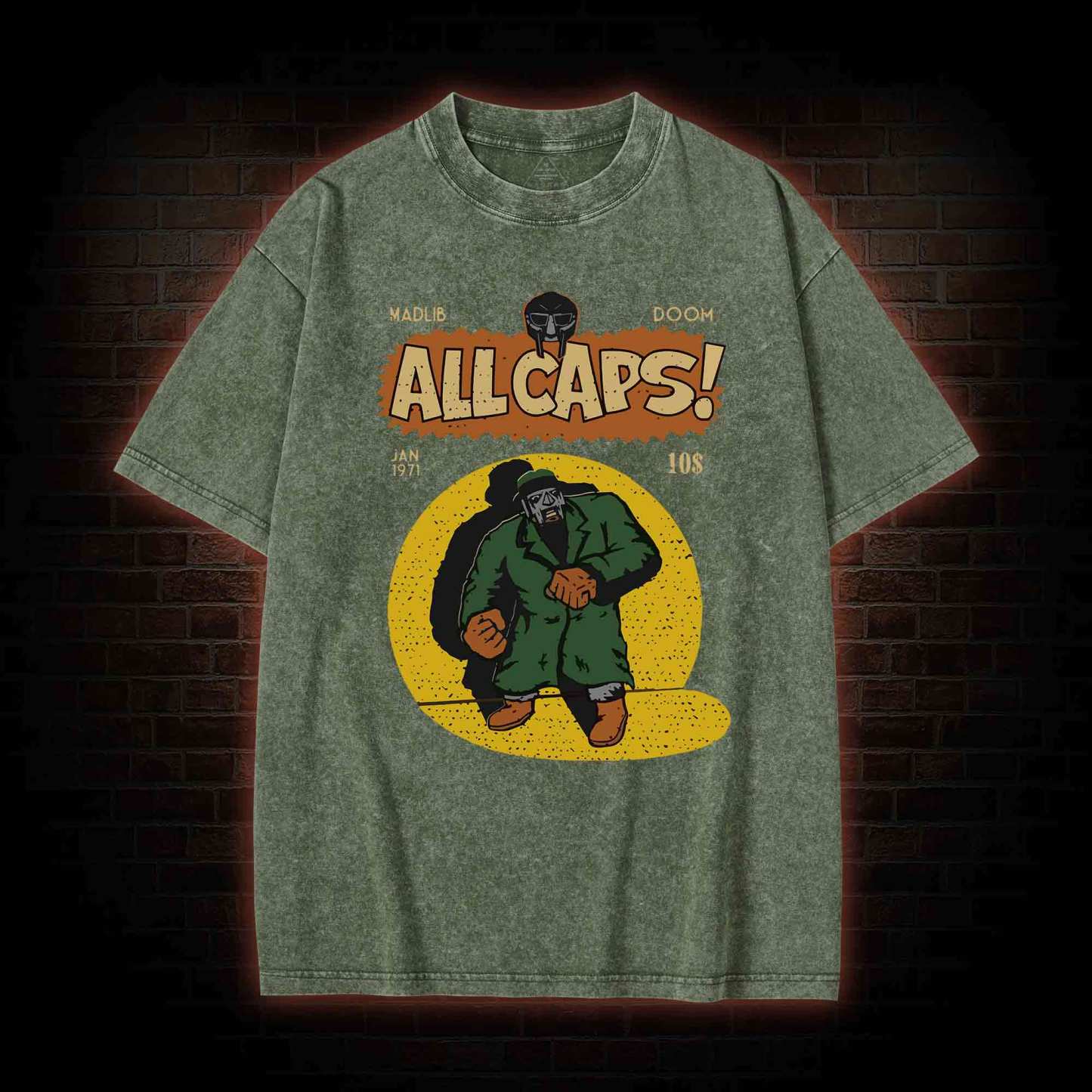 All Caps Vintage Washed T-shirt