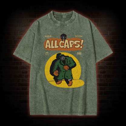 All Caps Vintage Washed T-shirt