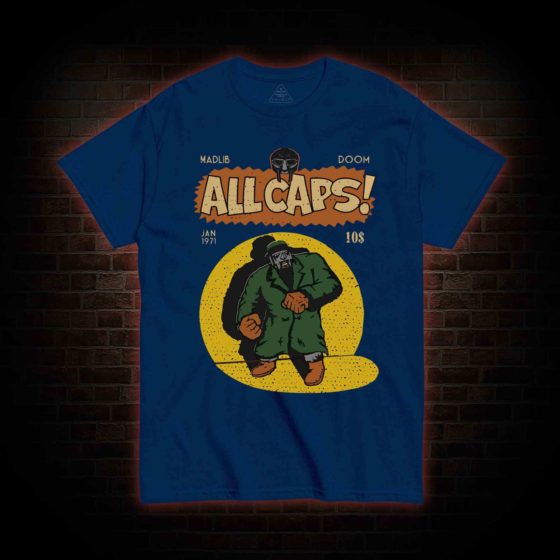 All Caps Vintage T-shirt