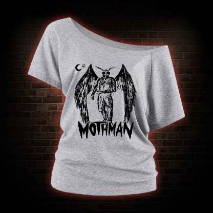 Mothman Off Shoulder T-shirts