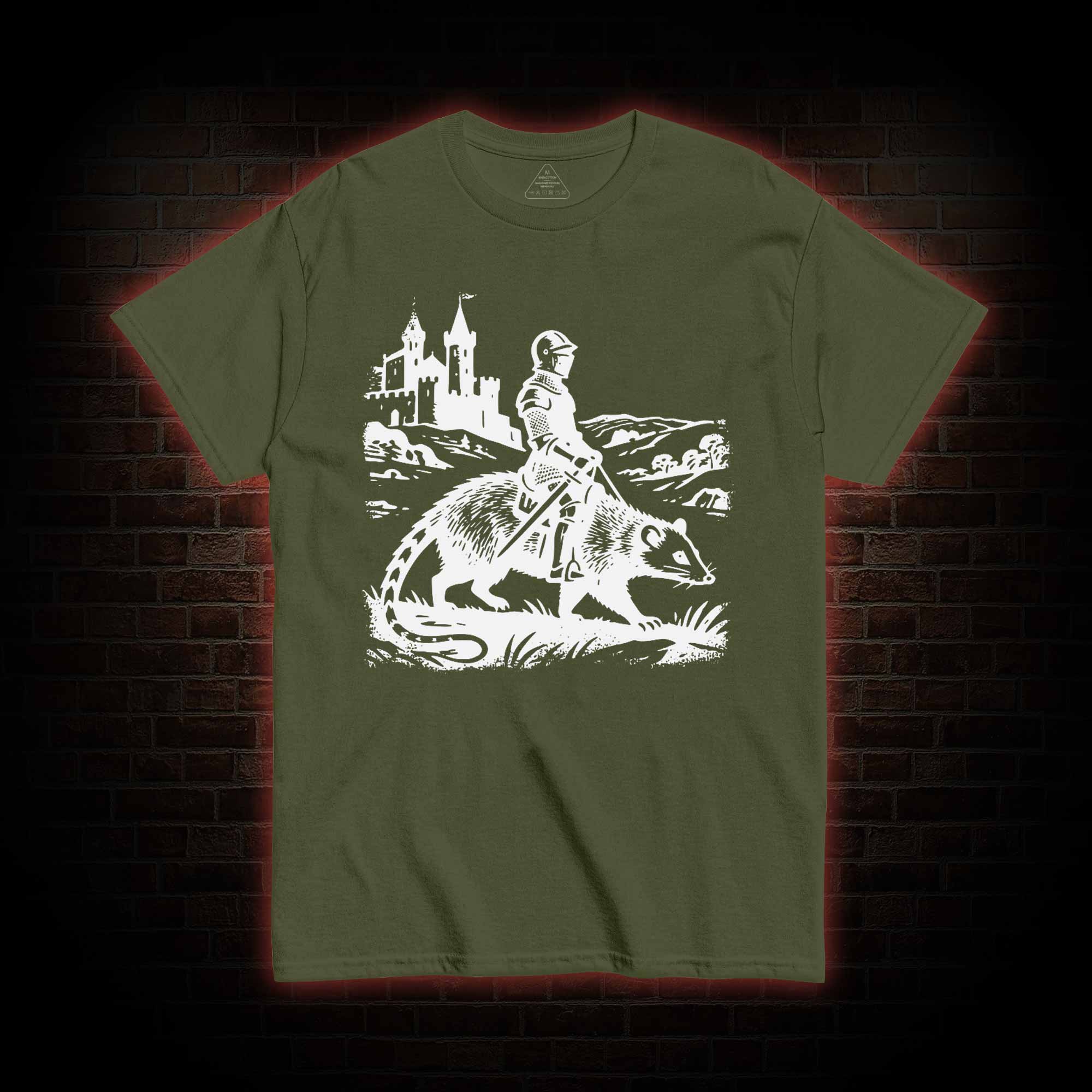 Knight Opossum T-shirt