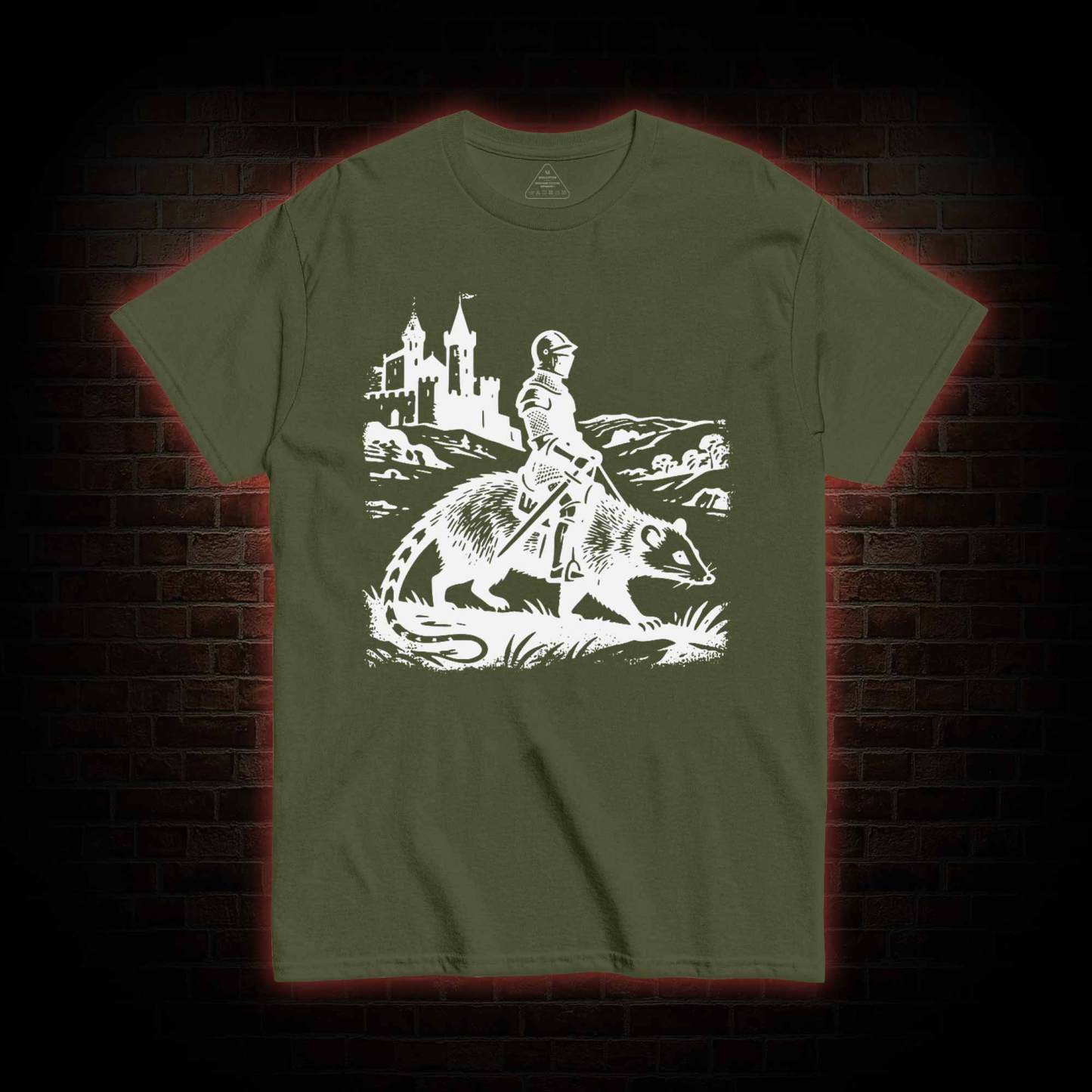 Knight Opossum T-shirt