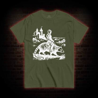 Knight Opossum T-shirt