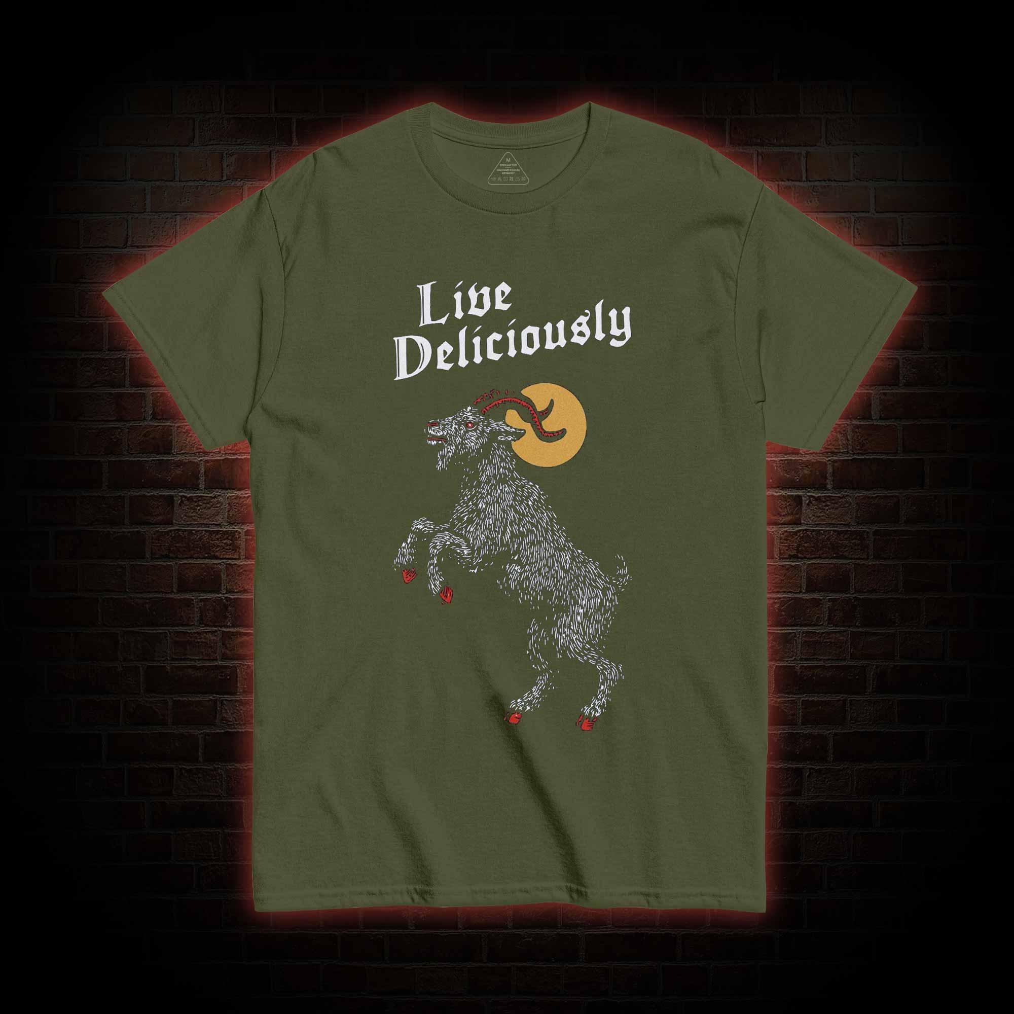 Live Deliciously T-shirt