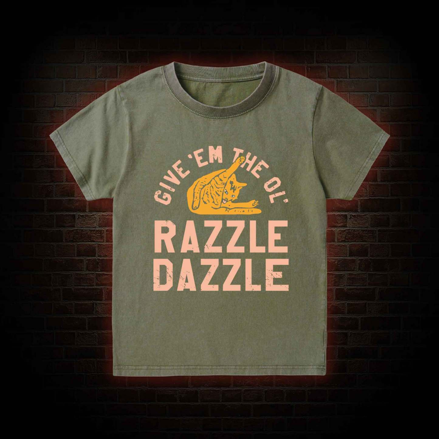 Razzle Dazzle Kid Washed T-Shirt