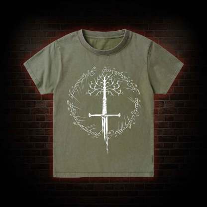 Ring Inspired  Kid Washed T-Shirt