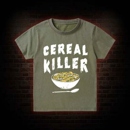 Cereal Killer Kid Washed T-Shirt