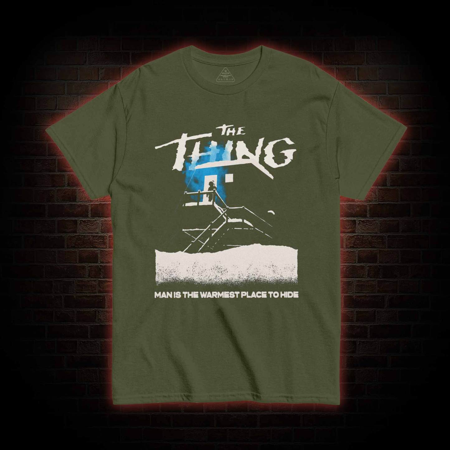 Man is the Warmest Place to Hide T-shirt