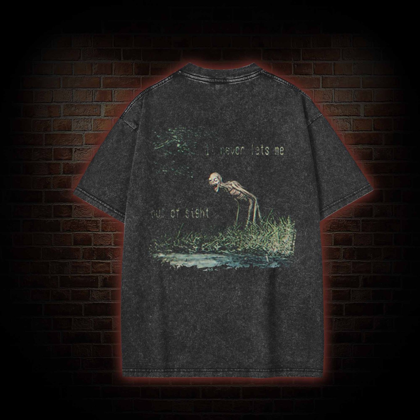 I don't Remember the Last Time I was Alone Washed T-shirt