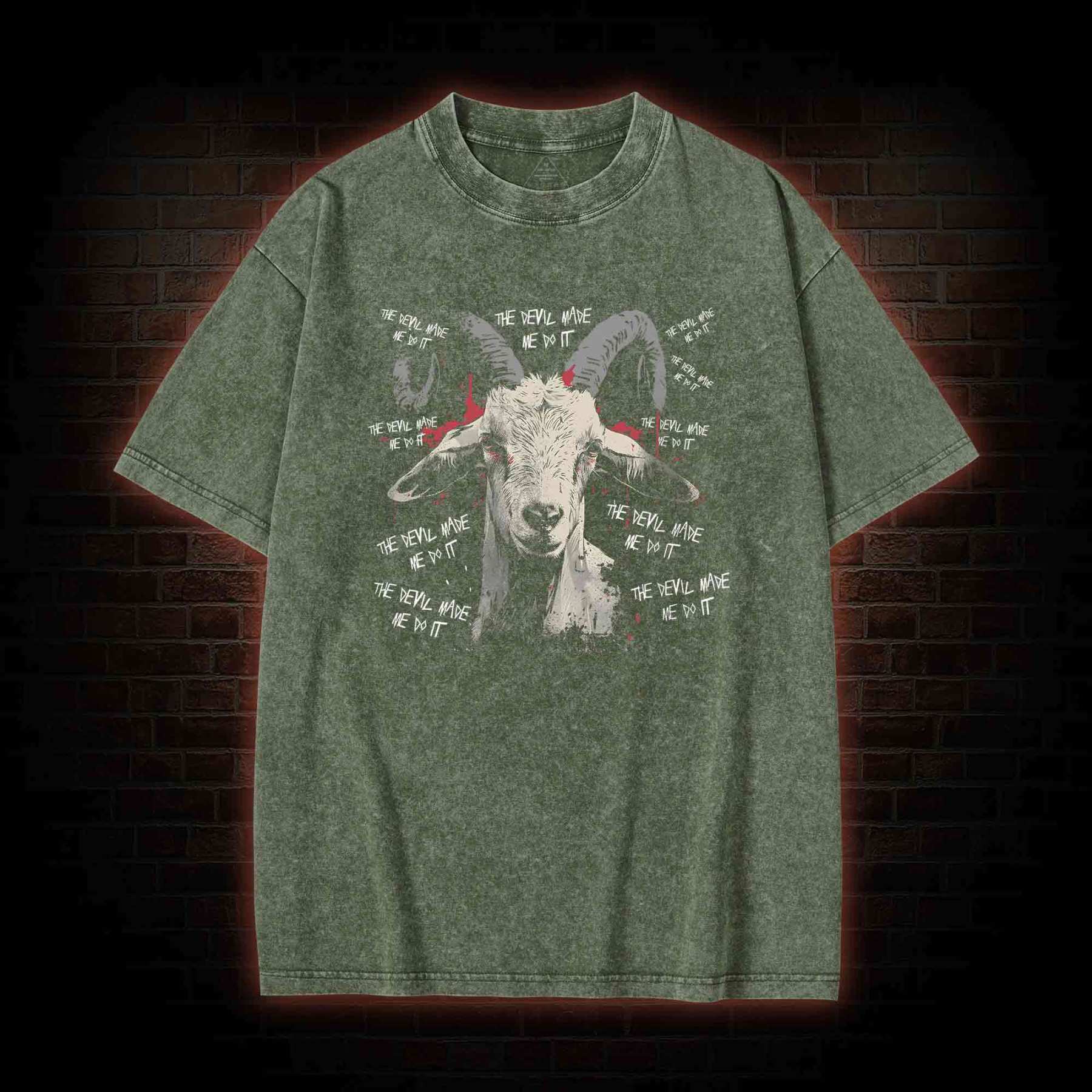 Evil Goat Washed T-shirt