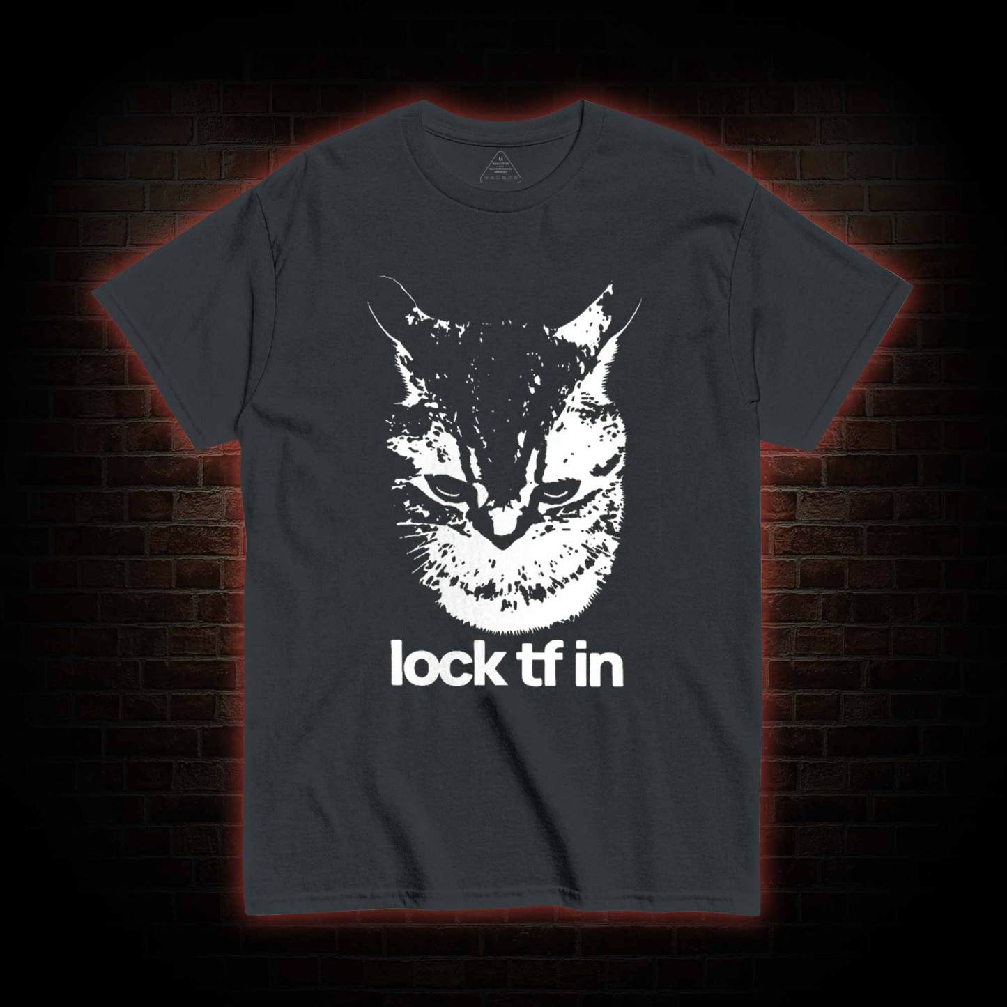 Lock TF in Cat T-shirt