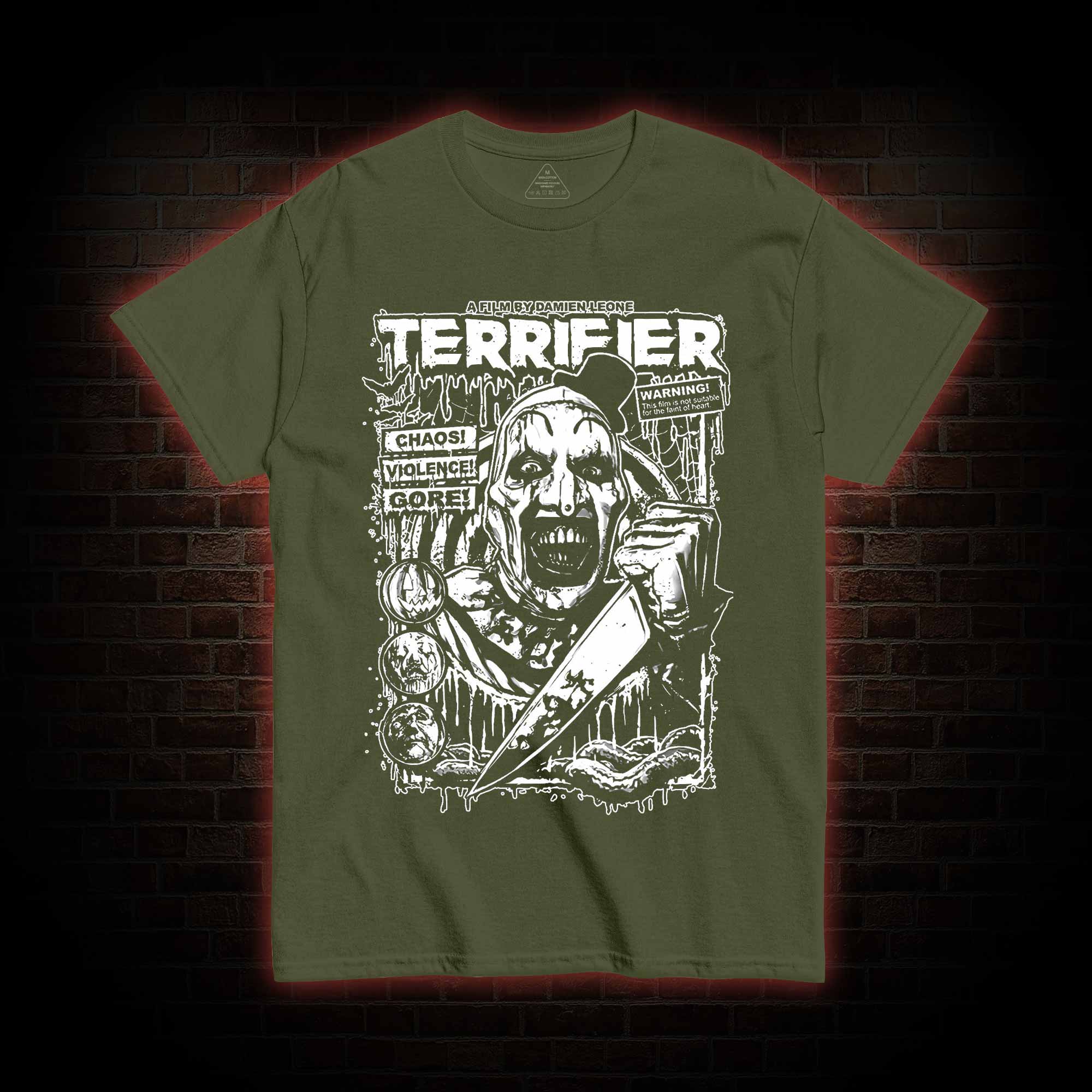 He was Creating an Evil Art form T-shirt