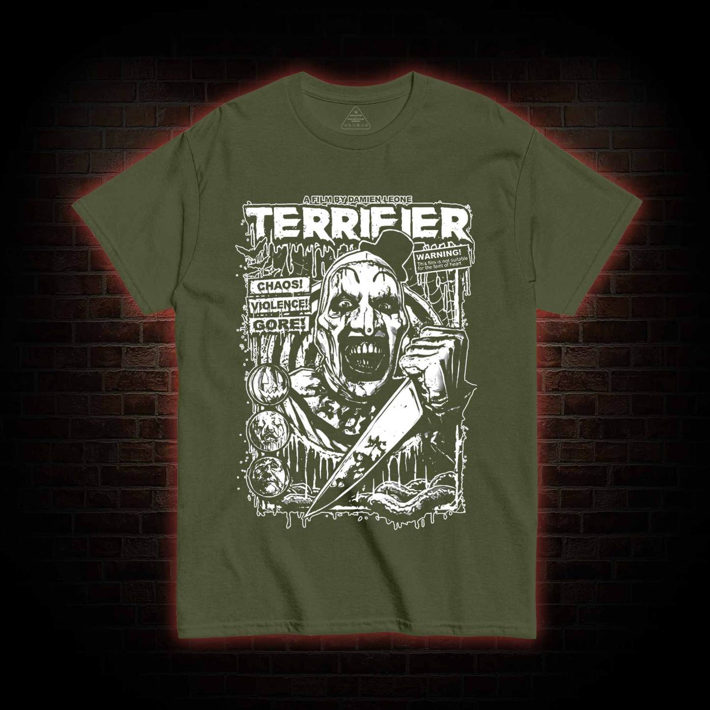 He was Creating an Evil Art form T-shirt