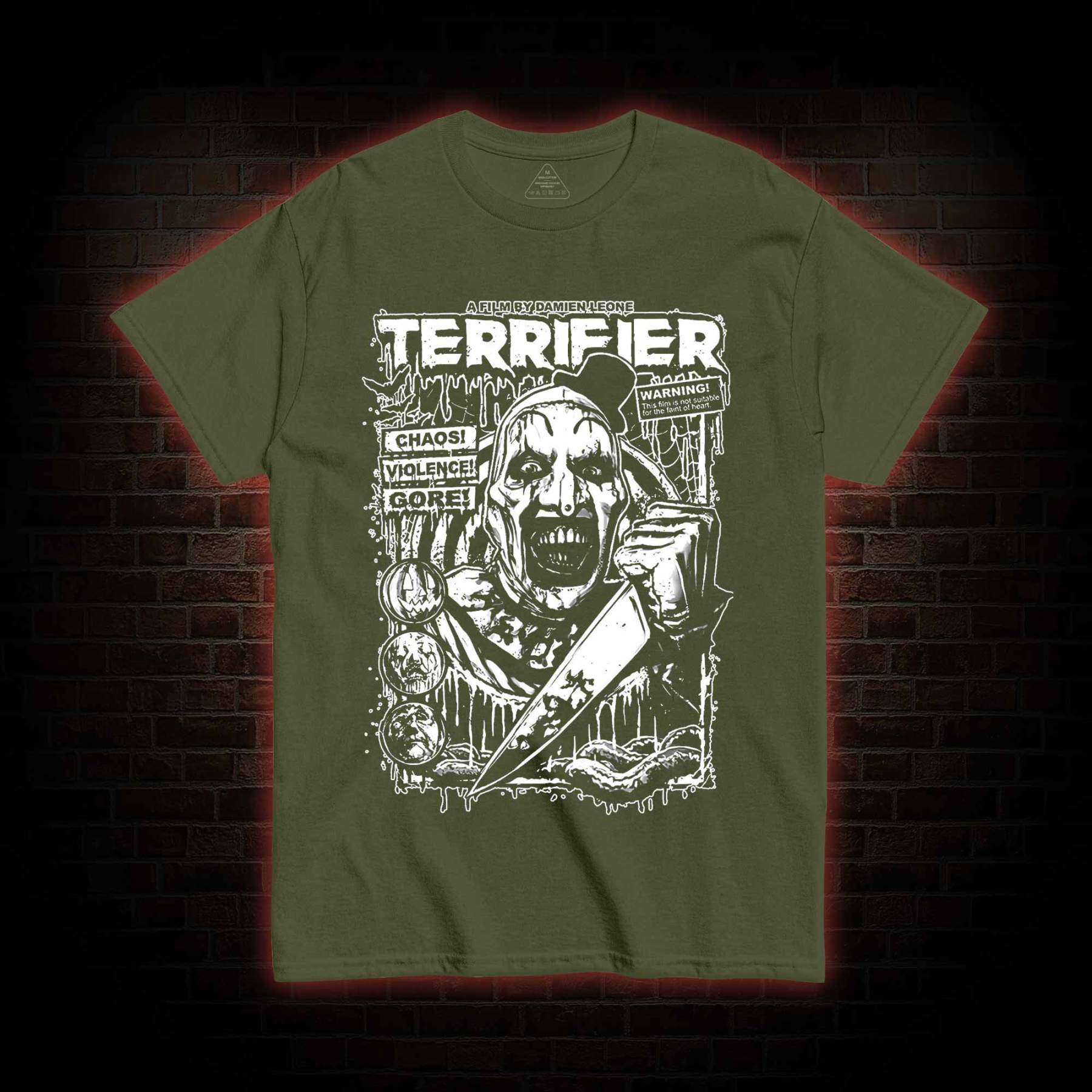 He was Creating an Evil Art form T-shirt