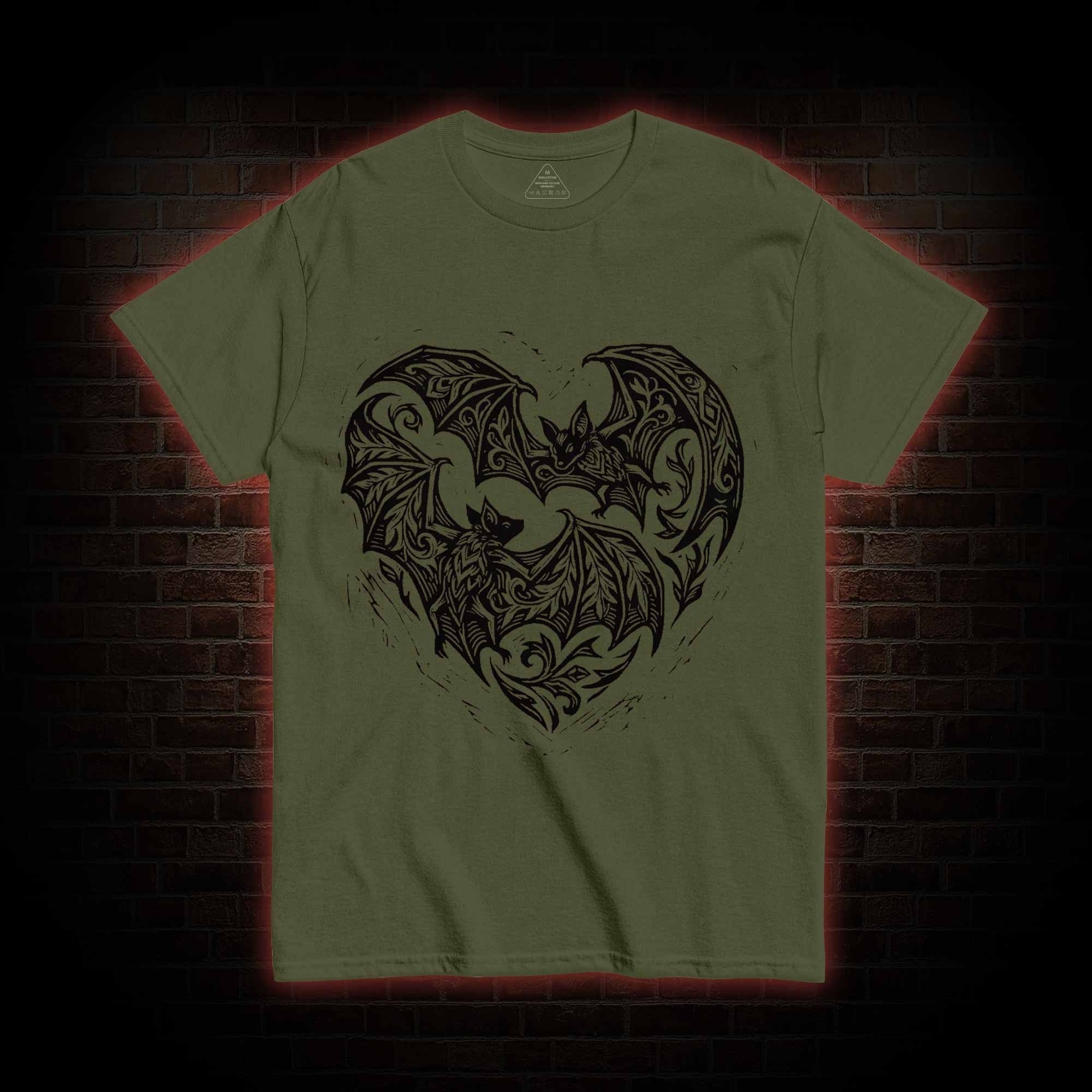 Vampire Bat Heart T-shirt