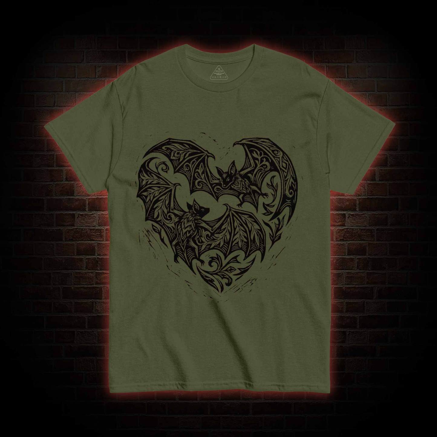 Vampire Bat Heart T-shirt