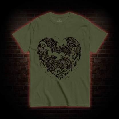 Vampire Bat Heart T-shirt