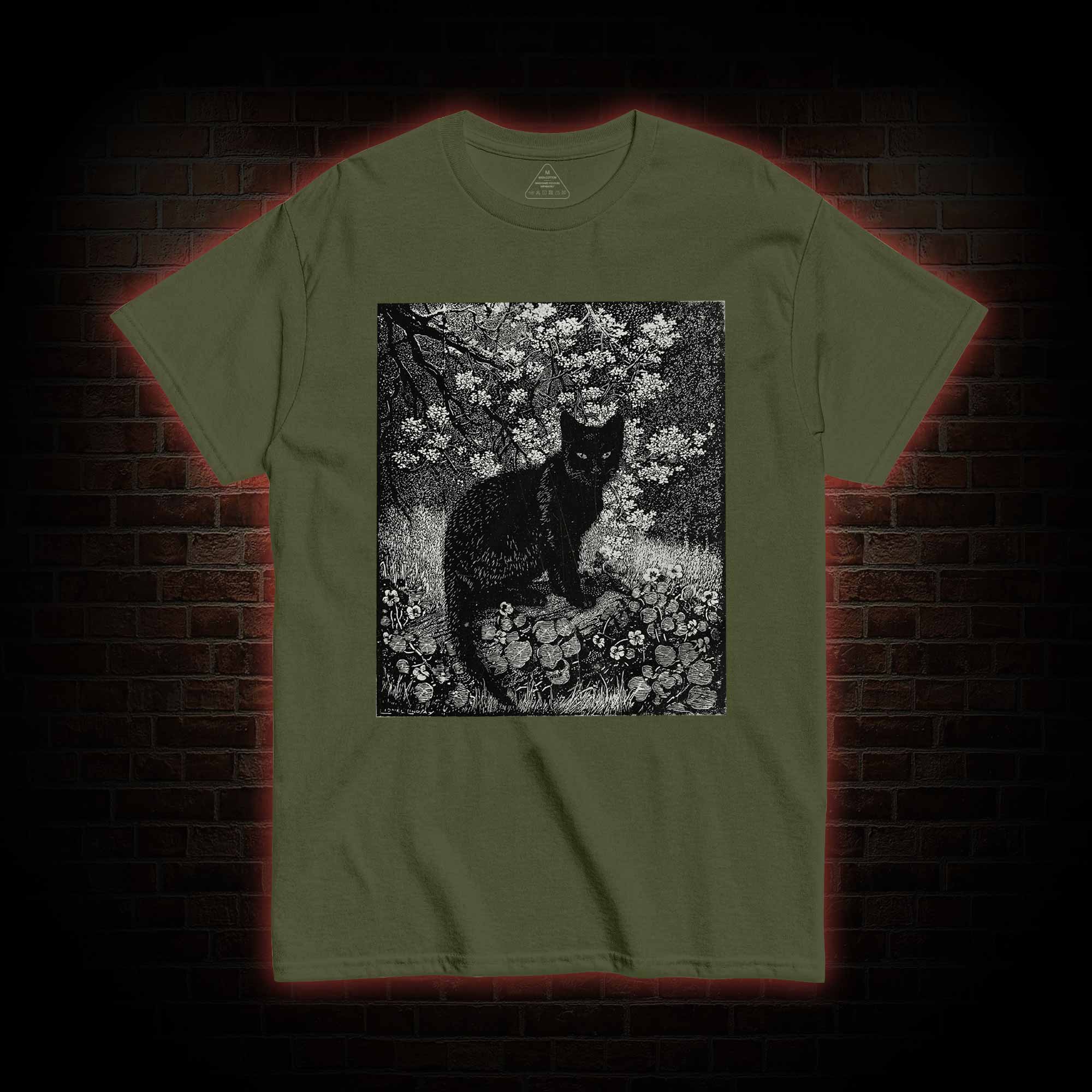 Vintage Black Cat T-shirt