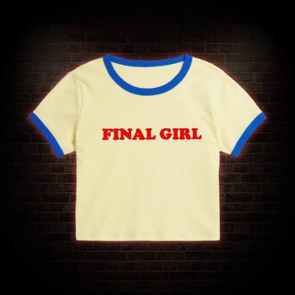 Horror Final Girl Baby Tee